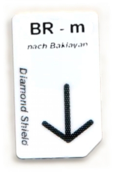 Chip Card Diamond Shield BR-m