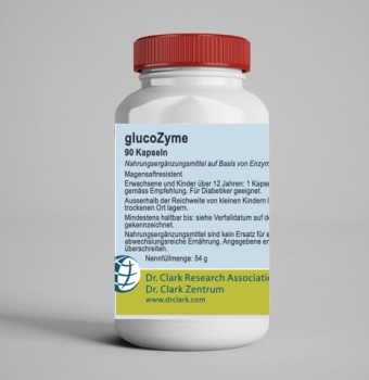 GlucoZyme, 90 Kapseln, 90mg/Stk. MHD 4/23